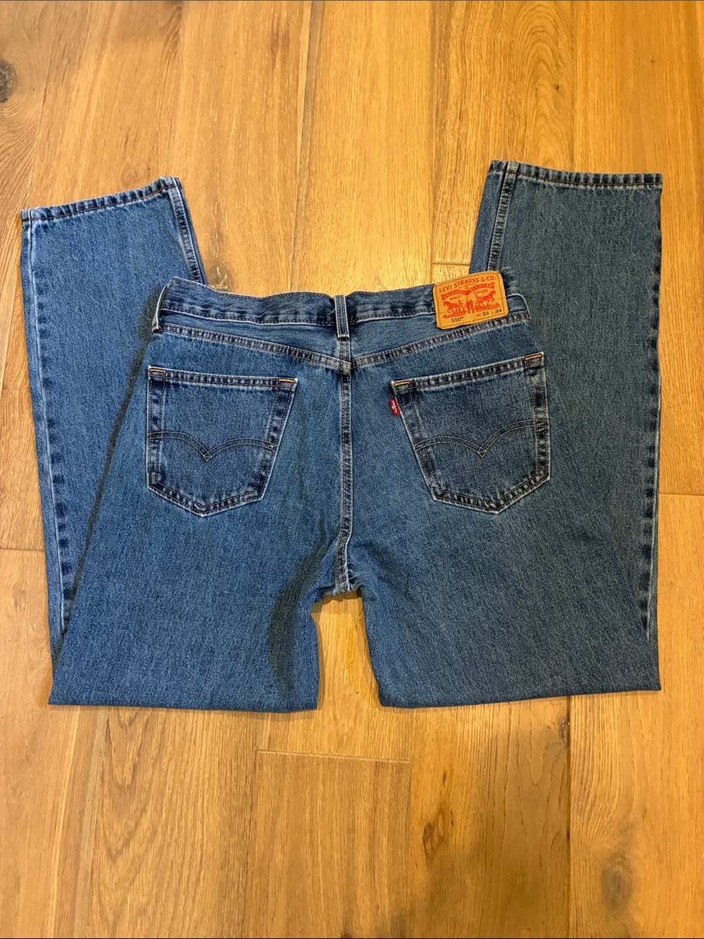 Levi's Men's Dark Blue Straight Leg Jeans